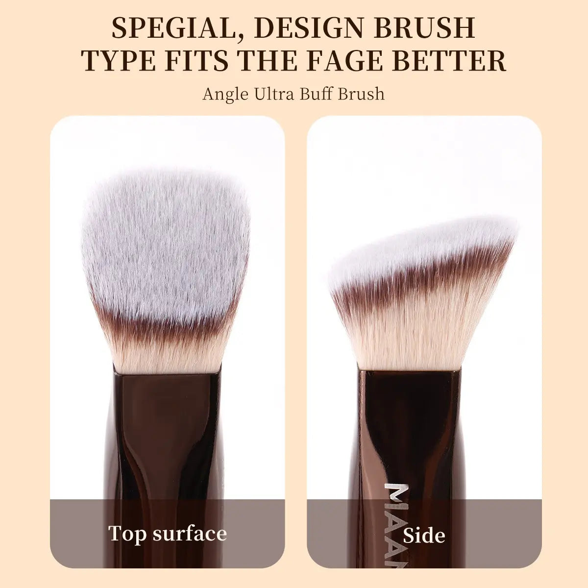 Maange 28-Piece Professional Makeup Brush Set with Foundation, Blush, Eyeshadow, Mascara Brushes, Powder Puffs, and Storage Box